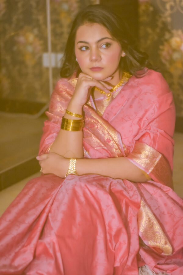 noor – blush pink banarsi silk saari (copy)