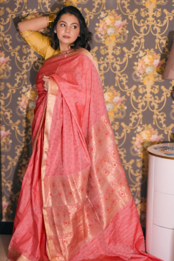 noor – blush pink banarsi silk saari (copy)