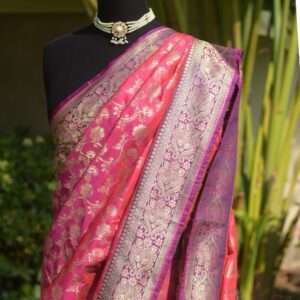 Home mahira banarsi sari